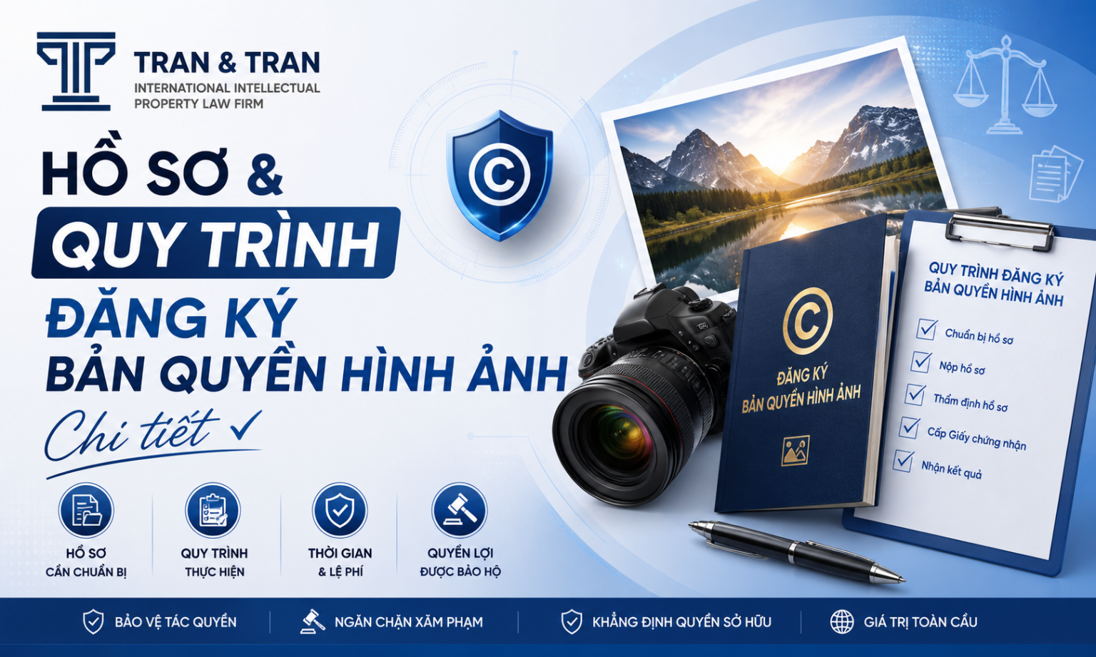 Đăng ký bản quyền hình ảnh: Hồ sơ và quy trình chi tiết